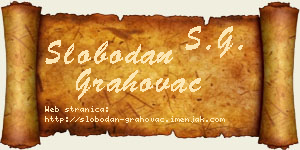 Slobodan Grahovac vizit kartica
